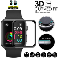 Screen Protector Film For Apple Watch 6 / 5 / 4 / 3 Anti-Scartech Protective 3D-Curved Soft Edge Full Coverage Cover Accessories