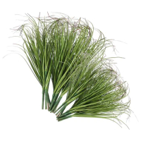 Fake Plant Plant 20Pcs Fake Shrubs Wheat Grass Greenery Stems Plastic Tall Grass Wedding Indoor Home Table