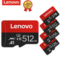 Lenovo Class 10 Memory Card 128GB To 2TB Micro SD Card 64GB 512GB 256GB 1TB SDXC Reading SD High Speed Flash Card For Tablet
