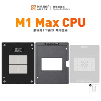 Amao GPU Reball Kit Stencil RTX2080Ti-TU102 Graphics Chip RTX3080/3090-GA102 M1 Max/Pro CPU For Macbook iPad Memory Flash
