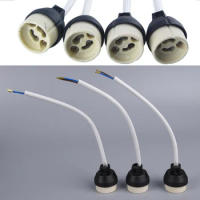 1x Gu10 Socket Base Connector Ceramic Holder Lamp Wiring For Gu10 Base Halogen Sockets Or Gu10 Led Bulb