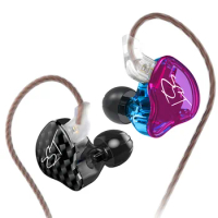 KZ ZST 1BA 1DD in Ear Earphone Hybrid Drive Bass Music Headset HiFi Headphones with 2PIN Cable KZ EDX ZSN PRO ZSTX ZS10 ES4 ZSX
