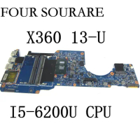 HP PAVILION X360 13T-U000 13-U M3-U M3-U003DX Laptop Motherboard I5-6200U CPU 15256-1 855963-601 855963-001 448.07M07.0011