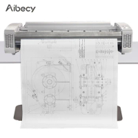 Aibecy G6 Large Format Plotter Printer 36 Inch Engineering CAD Drawings Printer Hot-Melt Technology High Speed Printing No Ink