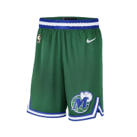 Nike 短褲 2020 Swingman Shorts 男款 NBA 達拉斯 獨行俠 籃球 球褲 綠 藍 CN1023-312