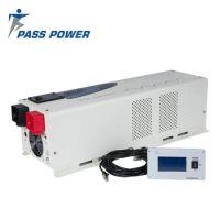 Well impact resistance and stability 24v 48v DC 6000w low frequency inverter with inbuilt charger and UPS