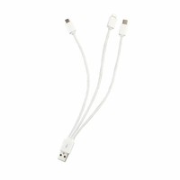 一拖三充電線-短 USB一對三充電線 手機充電線 贈品禮品