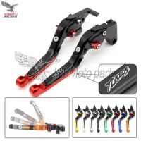 CNC With Logo Telescopic folding Motorcycle Adjustable Brake Clutch Levers For Suzuki TL1000S 1997-2001 TL 1000S TL1000 S