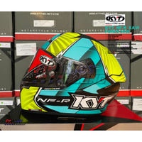 KYT HELMET NFR XAVI FORES 2021 FULL FACE DUAL VISOR
