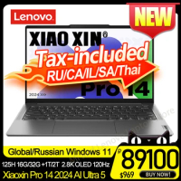 Lenovo Xiaoxin Pro 14 2024 AI Laptop Intel Core Ultra 5 125H 16G/32G RAM 1T/2T SSD 2.8K120Hz OLED Screen 14-inch Slim Notebook