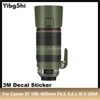 For Canon EF 100-400mm F4.5-5.6 L IS II USM Lens Sticker Protective Skin Decal Film Anti-Scratch Protector Coat 100-400 II