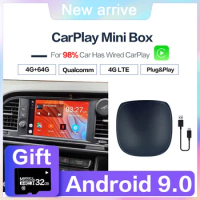 Carplay Ai Box Mini Android Box Apple Car play Wireless Android Auto For Volvo Ford Benz VW Netflix Car Multimedia Play UX999