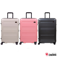 CROWN 皇冠 29吋 雙層防盜拉鍊箱 行李箱 旅行箱