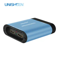UNISHEEN SDI Grabber Dongle Zoom Game Streaming Equipment Live Broadcast OBS Vmix USB DUAL HDMI VIDEO CAPTURE Box Device