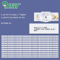 100% New 12pcs/Kit LED Strips for TV CAIXUN EC65E1A PTV65SS04X SMT65E1MUC2M1B1 CX650DLEDM LE-65E1 JL.D65071330-006DS-M_V01 65E1