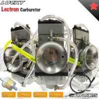 28 30 36 38 40 32 34mm Lectron High Velocity Adjustable Power Jet Carburetor with Cable for YZ250F K