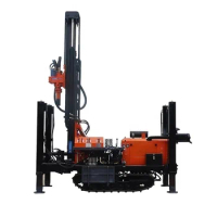 Pneumatic Drilling Machine The Well Rig Can Drill 180m ISO9001,CE 140-254mm Engine,pump Provided 3800*1500*2200 4500kg CN;SHN