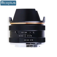 Mcoplus 14mm F3.5 Wide Angle Macro Manual Lens for Canon EOS-M EOS M2 M5 M6 M6 Mark II M10 M50 M50 II M100 M200 Camera