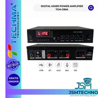 TECHMA DIGITAL MIXER POWER AMPLIFIER TCM-C80A -- 80WATT