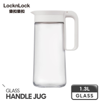 [買一送一]樂扣樂扣 簡約濾網玻璃冷水壺1.3L