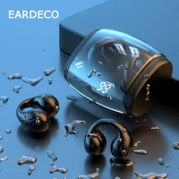 EARDECO TWS Bluetooth Headphones Ear Clip Style Wireless Bluetooth Headset Wireless Earphones Earbuds Stereo Bass Sport Headsets