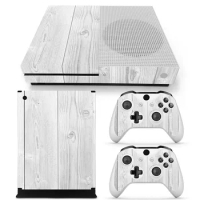 wood designs Factory Price for Xbox one s Console PVC Skin Sticker for Xbox one S Controller Skin Decals TN-XboxOneS-1302
