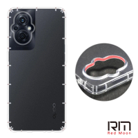 【RedMoon】OPPO Reno8 Z/Reno7 Z 防摔透明TPU手機軟殼 鏡頭孔增高版