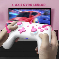 YS27 Wireless Controller Console Pro Gamepad Pro controller For switch Dual motor With somatosensory six-a For Switch oled