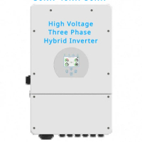 Deye Hybrid Inverter IP65 Wall-mounted 30KW 40KW 50KW Three 3 Phase 2 MPPT HV Commercial High Voltage Battery Solar Power