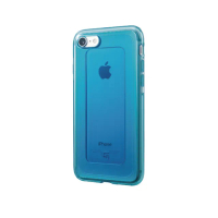 【Gramas】iPhone SE3 / SE2 / 8 / 7 4.7吋 日本漾透寶石防震殼(藍)
