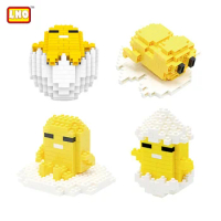 LNO Mini Building Blocks Egg Yolk Micro Bricks DIY Model Educational Toys For Kids Children Birthday Gifts With Box