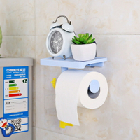 廁所衛生紙抽取式捲筒式雙用無痕置物架【BlueCat】【JG0789】