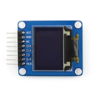 0.95inch RGB OLED (A) Display for Raspberry Pi/Jetson N,Curved/Horizontal Pinheader，65K Colorful