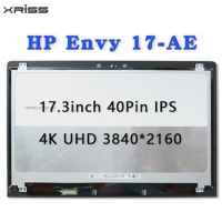 17.3" Inch 4K 3840*2160 UHD LCD LED Display Laptop LCD Assembly For HP 17-AE B173ZAN01.0 EDP 40Pin IPS Replacement Laptop Screen