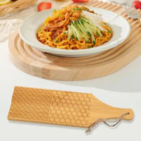 Pasta Board Wood Wooden Gnocchi Paddle Gnocchi Maker Homemade Pasta Tools for Rolling Dough Kitchen Accessories Pasta Shaper