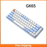 GK65 GK85 Wireless Bluetooth Three-mode Mechanical Keyboard Custom Hot-swappable DIY Color Keyboard E-sports Gaming Keyboard