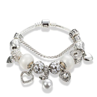 ANNAPAER Dropshipping Trollbeads Pulseras Mujer Luxury Rhinestone Charms Trendy Retro Beads Fit Pan Original Bangles Bracelets