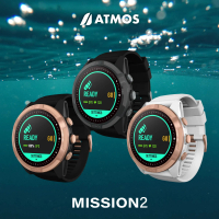 ATMOS MISSION 2 潛水電腦錶(潛水 自由潛水 跑步、游泳)