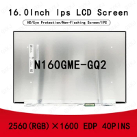 40pin N160GME-GQ2 16.0 inch 2560*1600 Wholesale LCD Panel Laptop Monitor Replacement LCD Screen