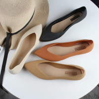 FlatShoes Jelly Polos Ujung Lancip Shoes Wanita