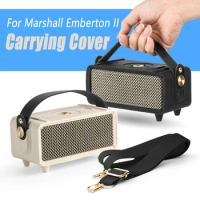 Silicone Case Cover for Marshall Emberton II Bluetooth Speaker Protective Cover Skin Carrying Case With Strap Accessories
