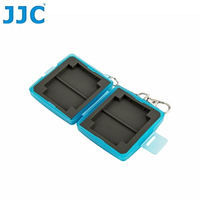 耀您館★JJC防潑水CF SD記憶卡儲存盒MC-6B附鑰匙鏈SD記憶卡收納盒CF記憶卡保存盒SD記憶卡保護盒SDHC卡卡盒 SD卡盒CF記憶卡盒SDXC儲卡盒
