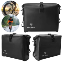 Bicycle Handlebar Bag Waterproof Bike Frame Bag 9L Electric Scooter Seat Bag for Mountain Bikes Road Bikes E-Bikes Scooters