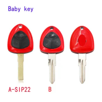High-Quality 3-Button Remote Key shell with Logo for Ferrari 458 Flat Blade