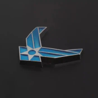 3D Car Styling USAF US America Air Force 3D Metal Chrome Zinc Alloy Emblem Badge Sticker Decal Fender Emblem Auto Accessory