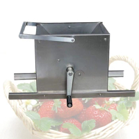 Stainless Steel Electric Grape Crusher Blueberry Mulberry Fruits Juice Press Shredder Red Wine Brewing Manual Grape Crushing