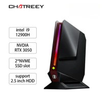 Chatreey G2 Mini PC Intel Core i9 12900H i7 12700H With Nvidia RTX3050 8G Gaming Desktop Computer PCIE 4.0 Wifi 6 BT5.0