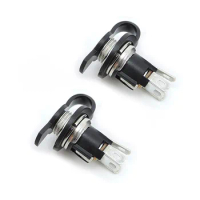 3Pin Terminal DC female Power Plug Jack 5.5 mm x 2.1mm 5.5*2.5 Socket Electrical Connector with Dustproof Cover Cap