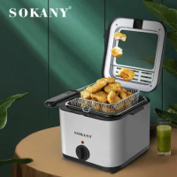 SOKANY804 fryer household 1.5L electric French fries machine fried chicken