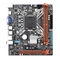 Computer Accessories H310 Socket 1151 DDR4 Mainboard with 4 sata3.0